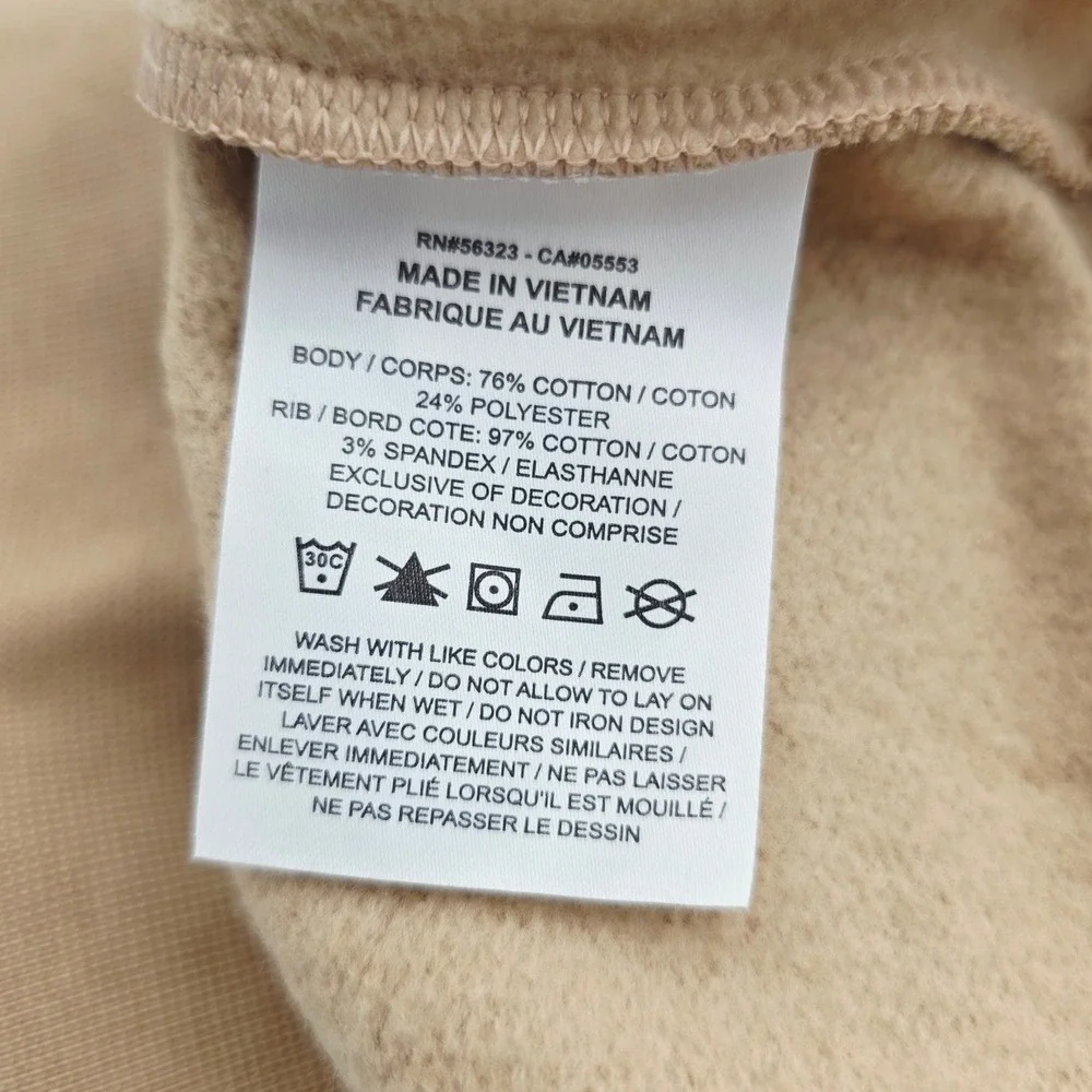 Jordan Essentials Men Holiday Fleece Crewneck Sweatshirt Hemp FD7463-200 M